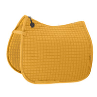 Eskadron Platinum golden yellow cotton saddlepad
