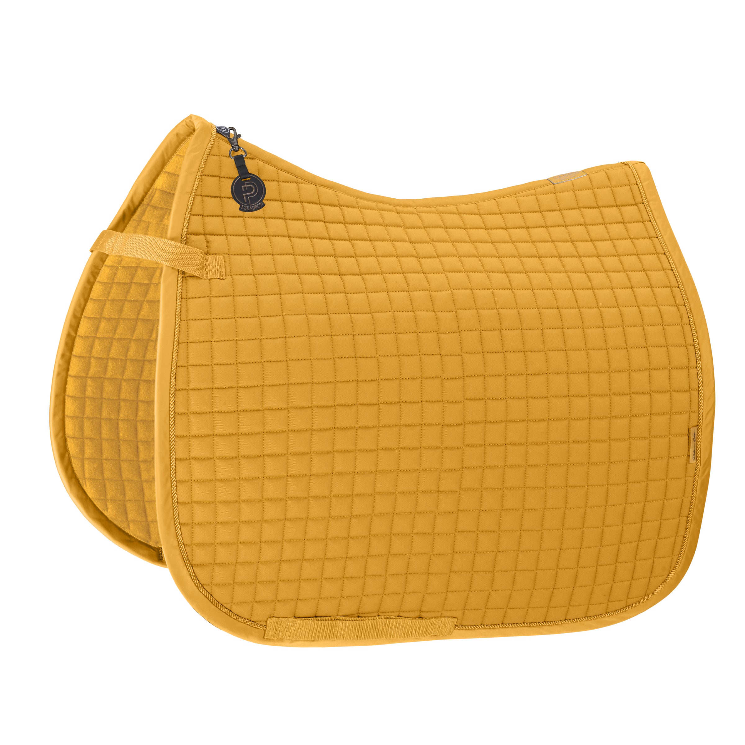 Eskadron Platinum golden yellow cotton saddlepad
