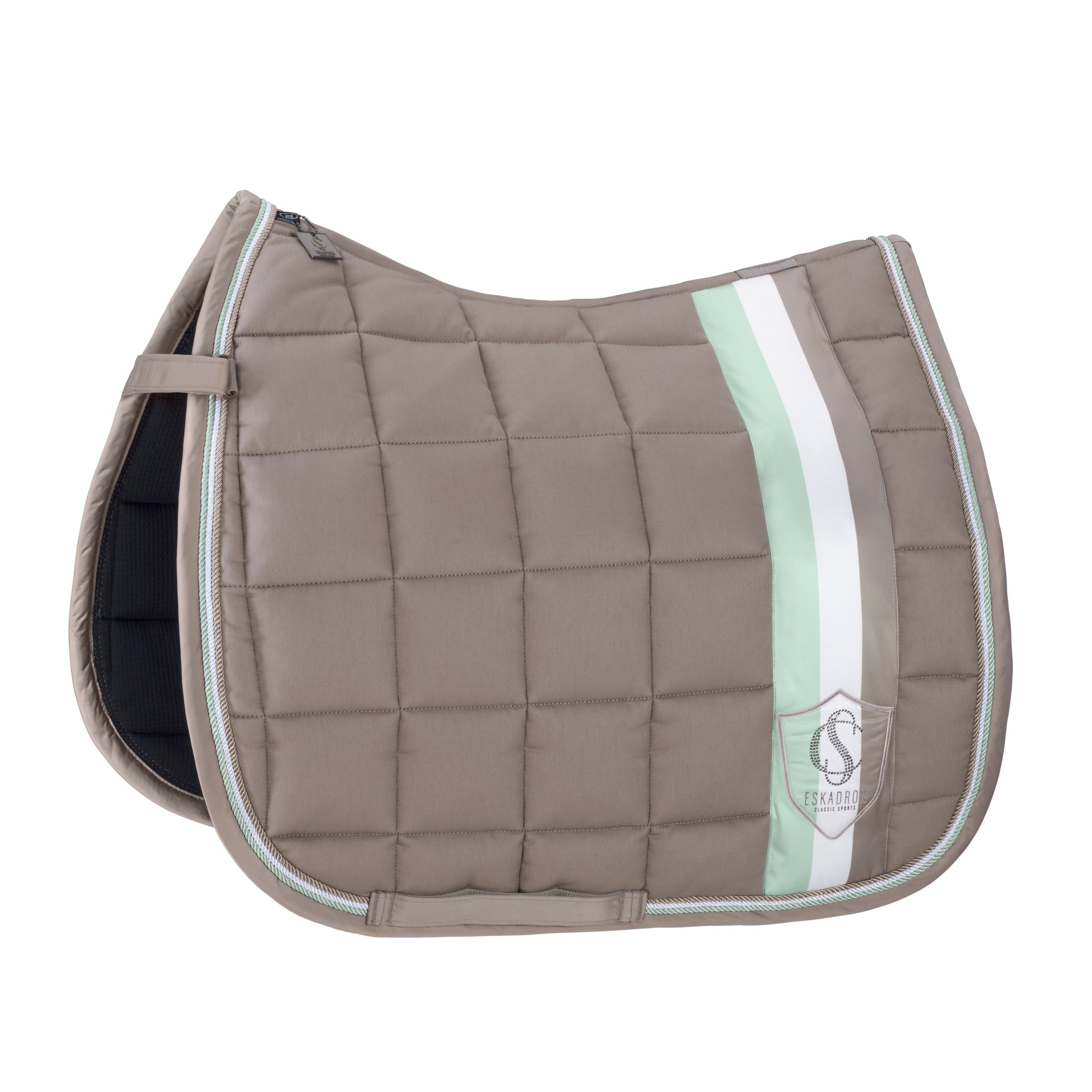 Eskadron velvet taupe big square saddlepad