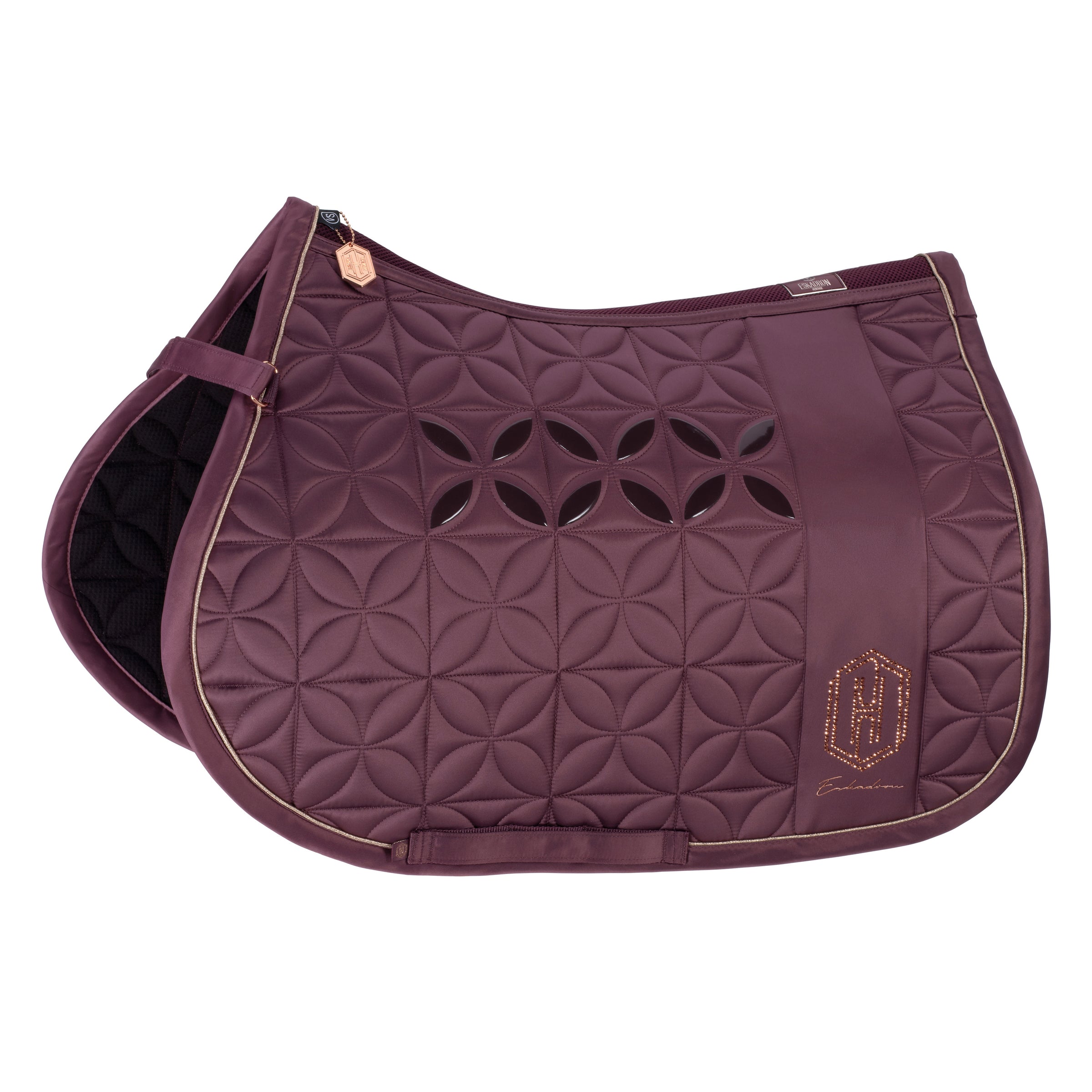 Eskadron Heritage Cassis mattgloss big square saddlepad