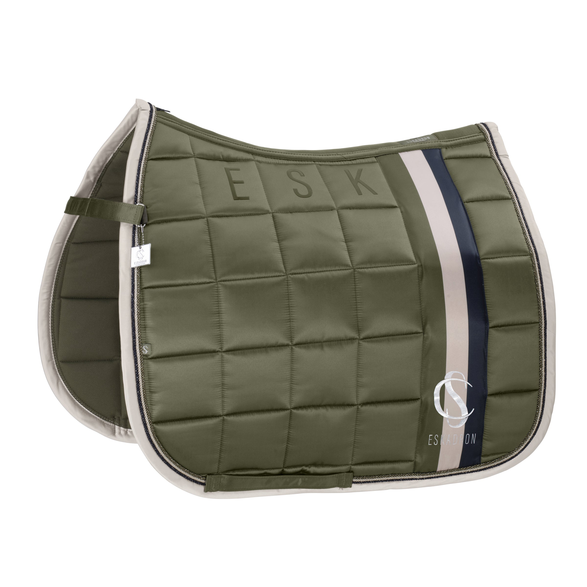 Eskadron Dusty Olive big square mattgloss saddlepad