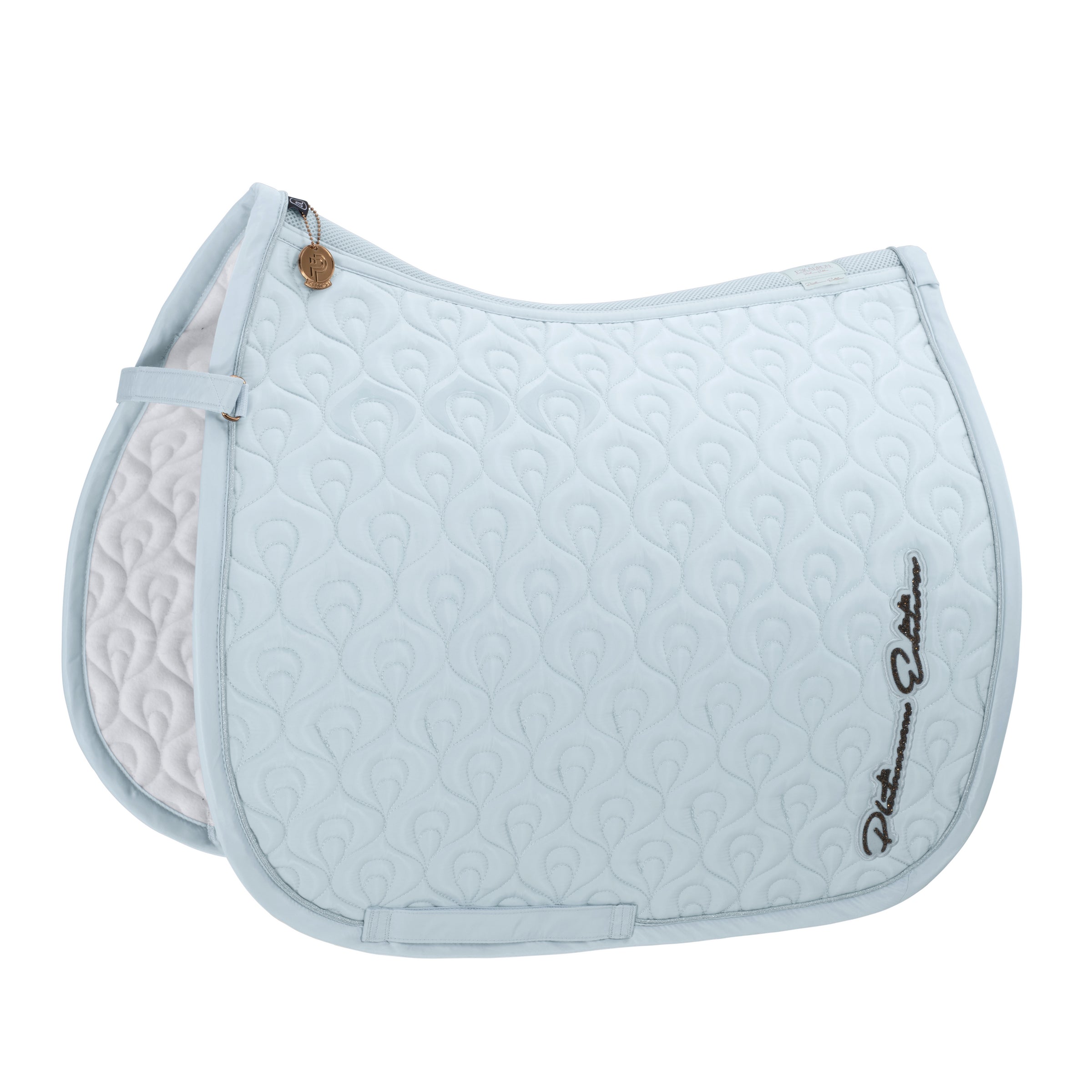 Eskadron Platinum Powder blue Highgloss Peacock saddlepad