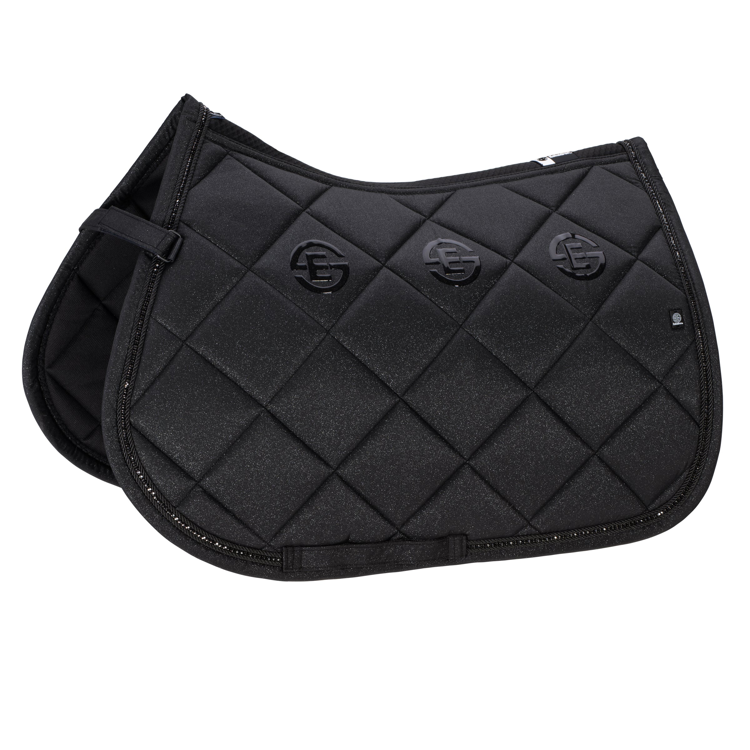 Eskadron Dynamic black sparkle crystal saddlepad