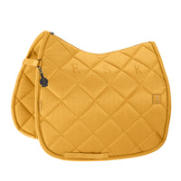 Eskadron Platinum golden yellow Glossy bit saddlepad