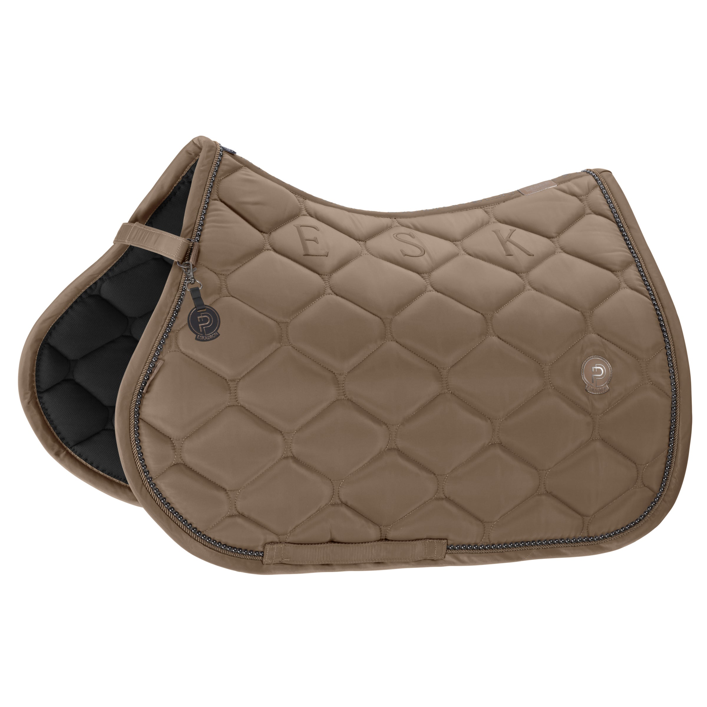 Eskadron Platinum smokey taupe highgloss pearls saddlepad