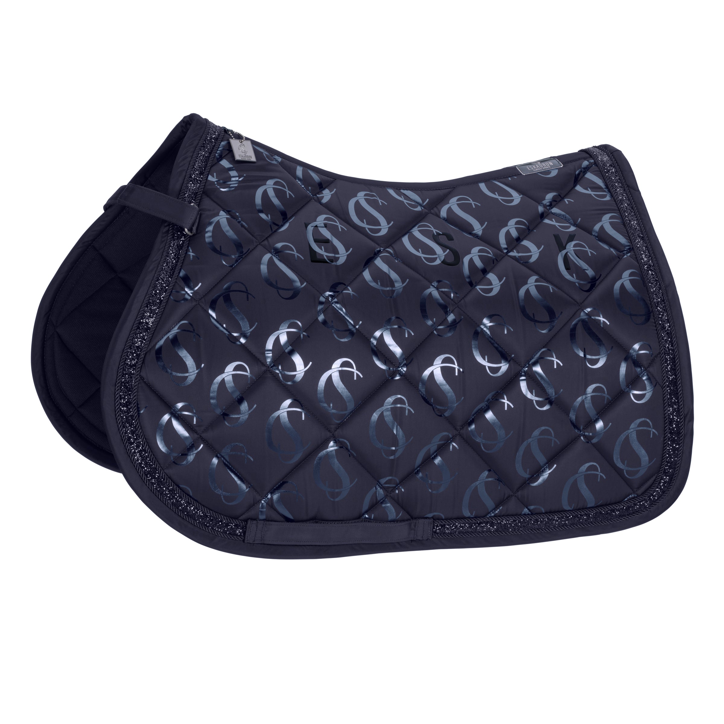 Eskadron Navy glossy jewel saddlepad