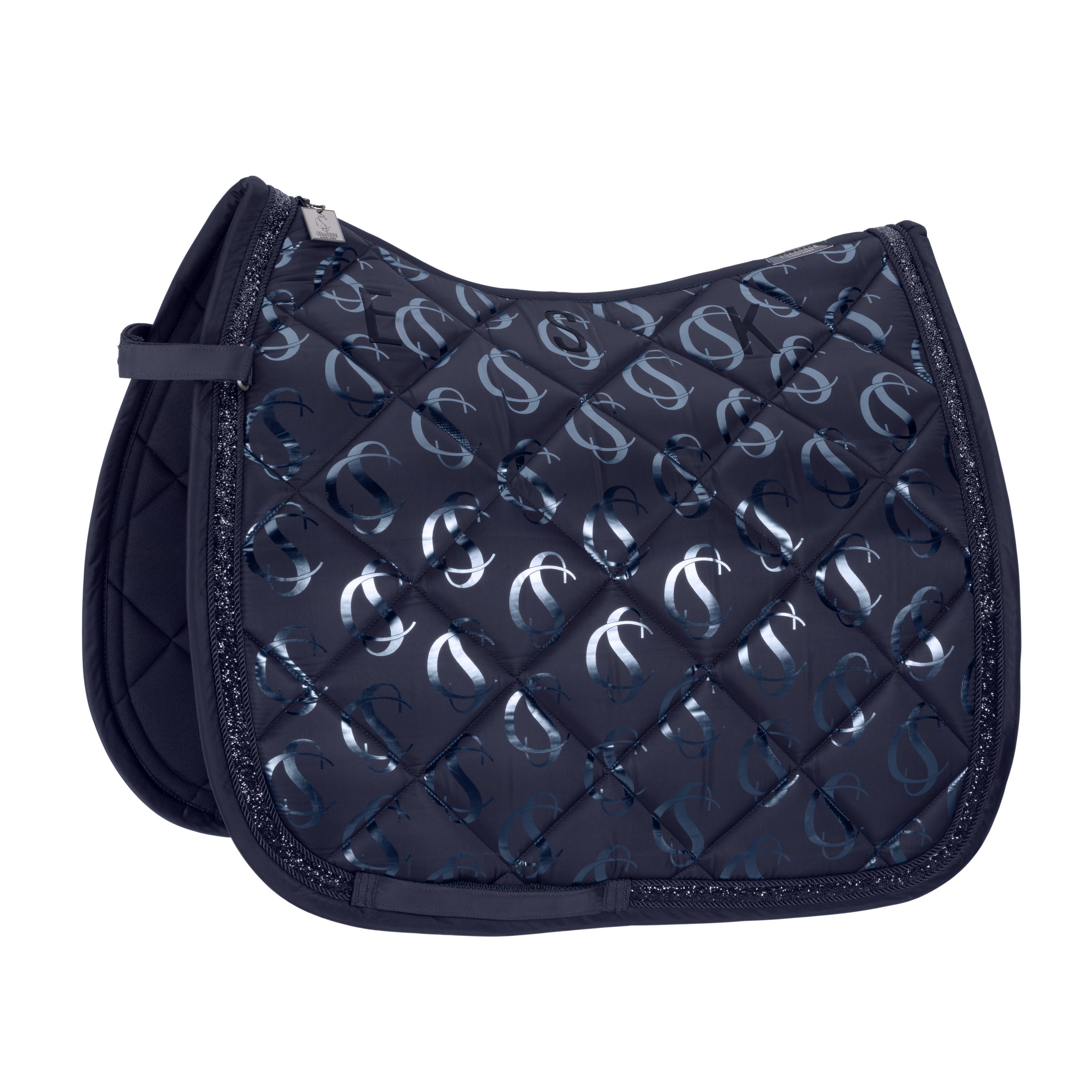 Eskadron Navy glossy jewel saddlepad