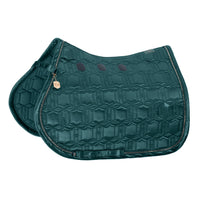 Eskadron Heritage Vintage green satin crystal pony dressage saddlepad