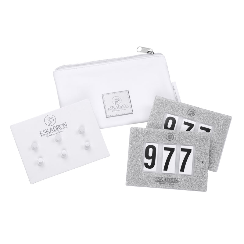 Eskadron Platinum pure quick pin competition numbers (a pair)