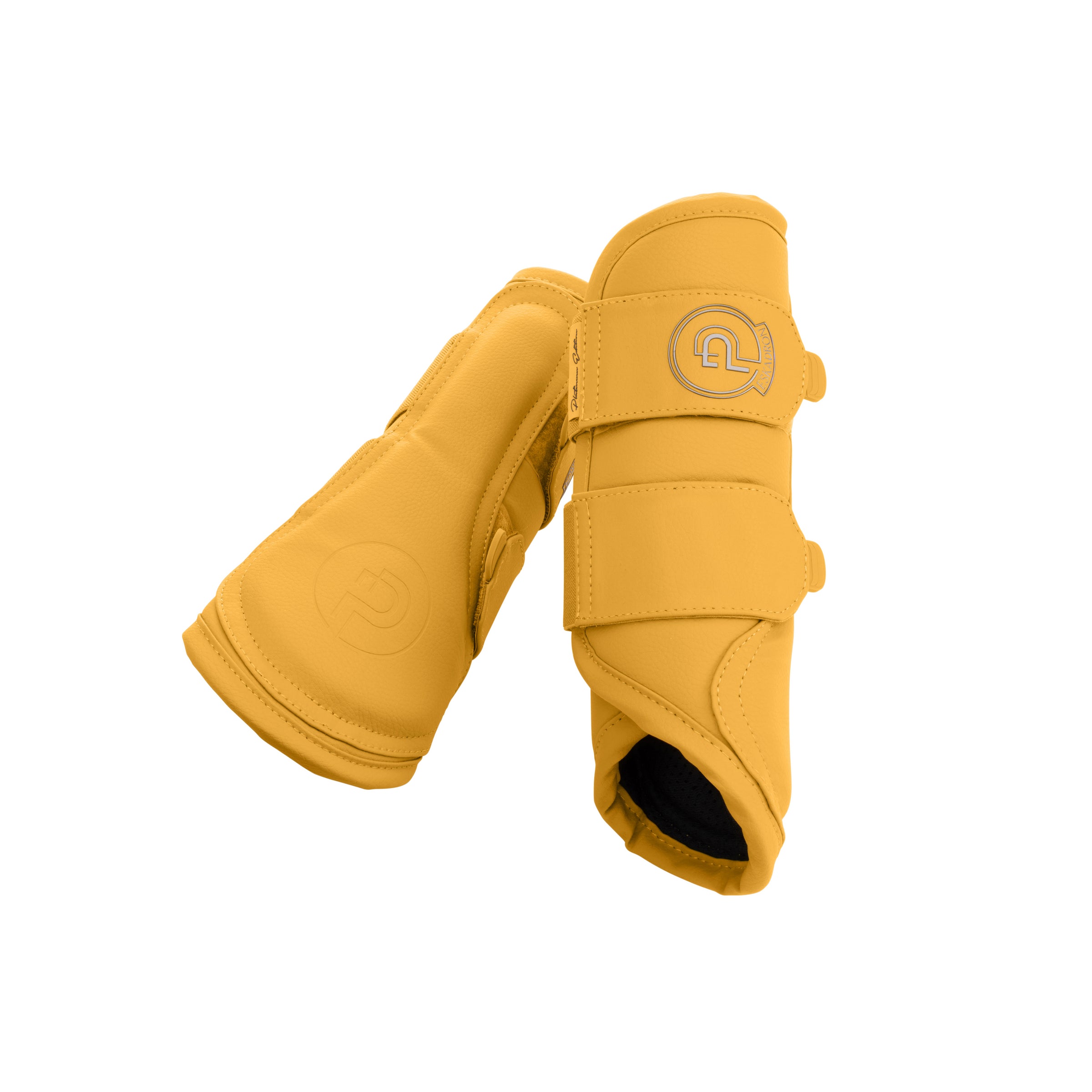Eskadron Platinum golden yellow Faux leather brushing boots