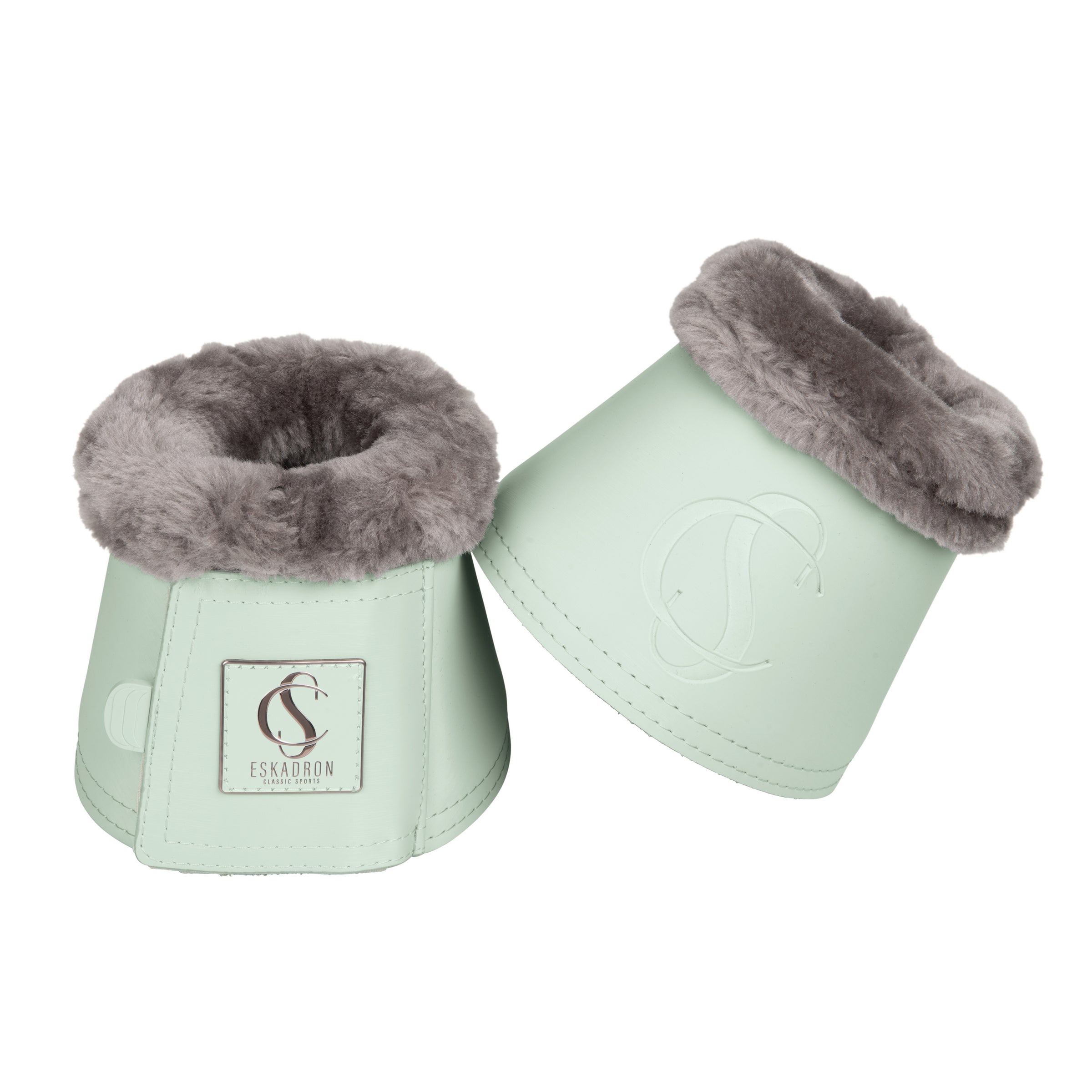 Eskadron Powder green faux fur overreach boots