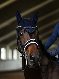 Equestrian stockholm modern lagoon blush fly veil