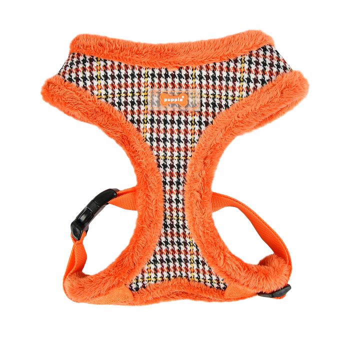 Puppia Luxury Auden Orange tweed harness