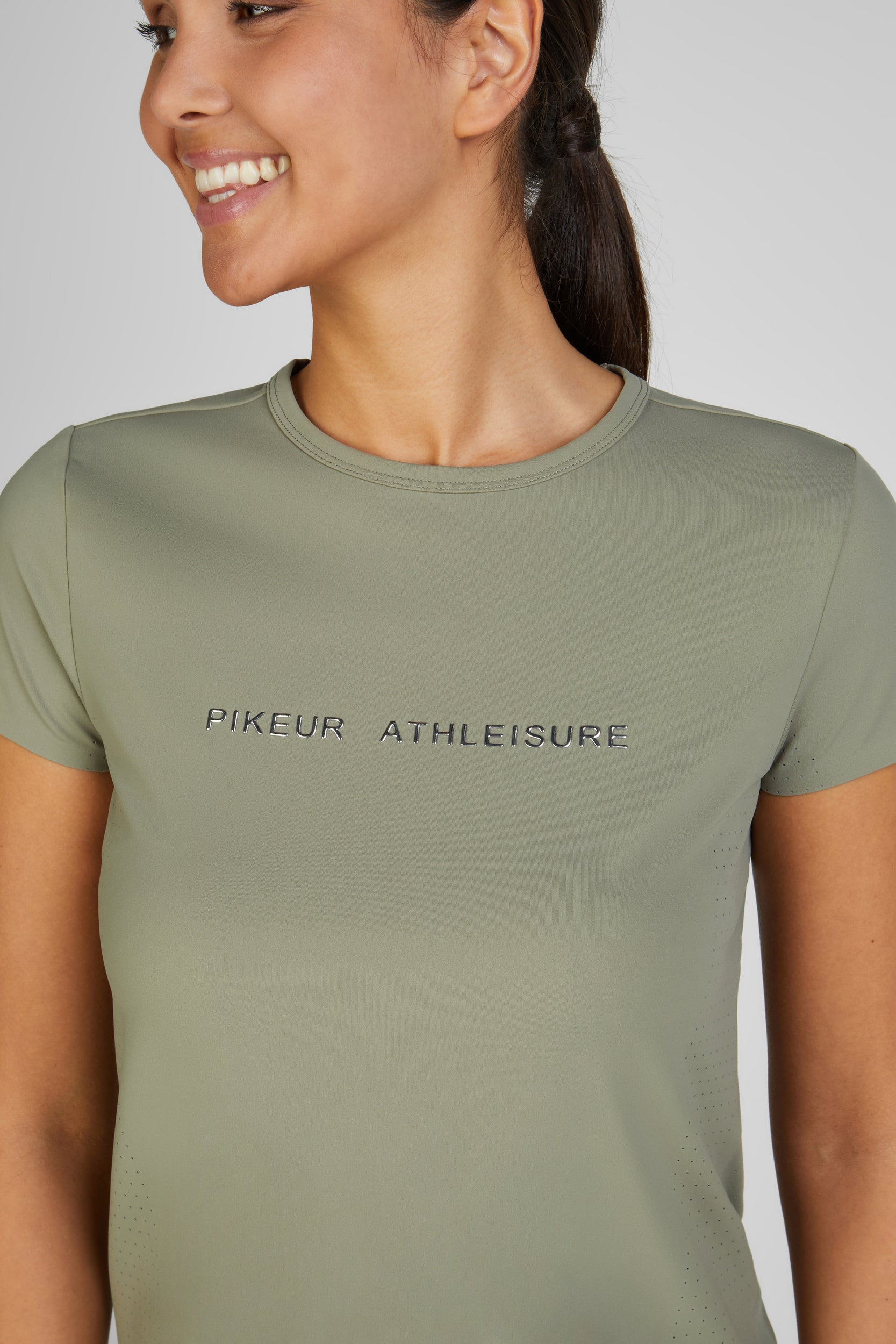 Pikeur athleisure T-shirt in Moss