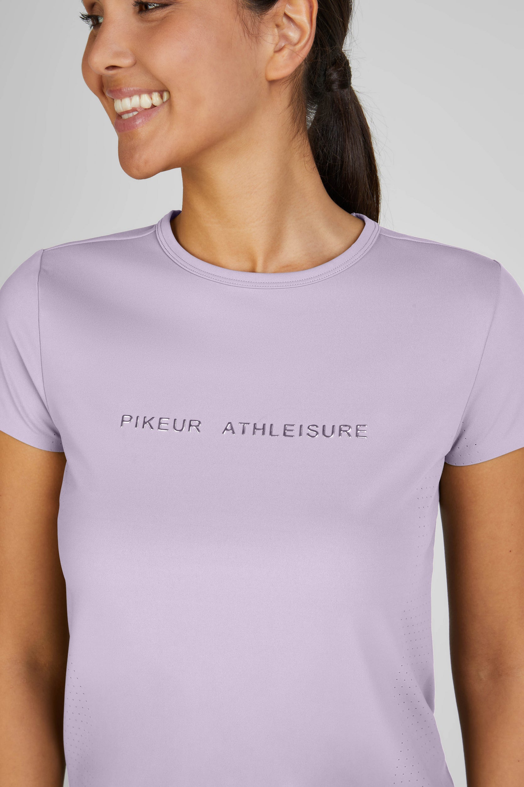 Pikeur athleisure T-shirt in Lavender Blush