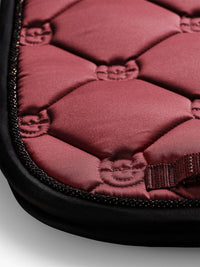 Equestrian Stockholm soft rouge dressage saddlepad