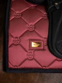 Equestrian Stockholm soft rouge dressage saddlepad