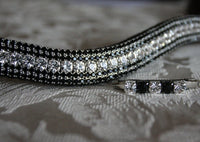 Clear and jet megabling curve browband