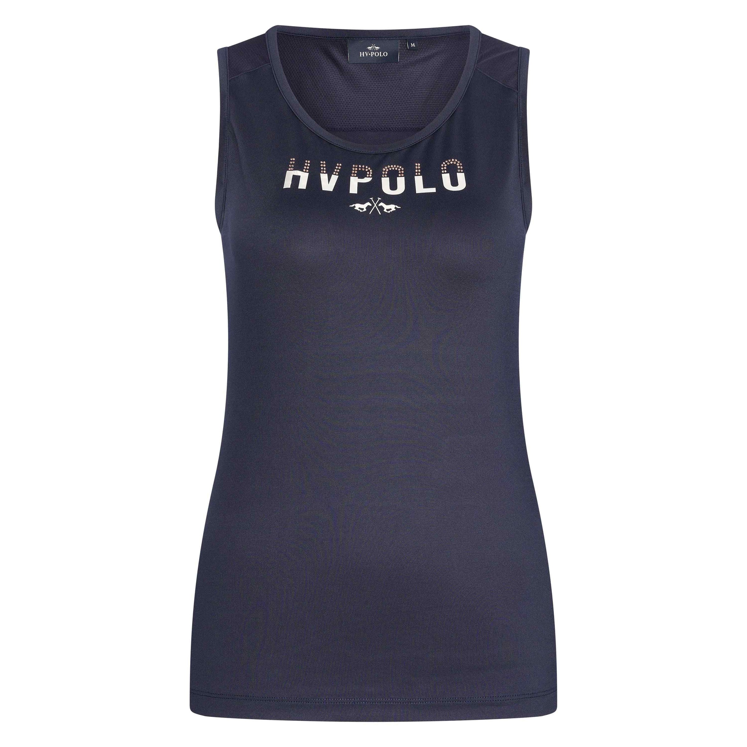 HV Polo Navy rose gold Annabel vest top- 1 medium