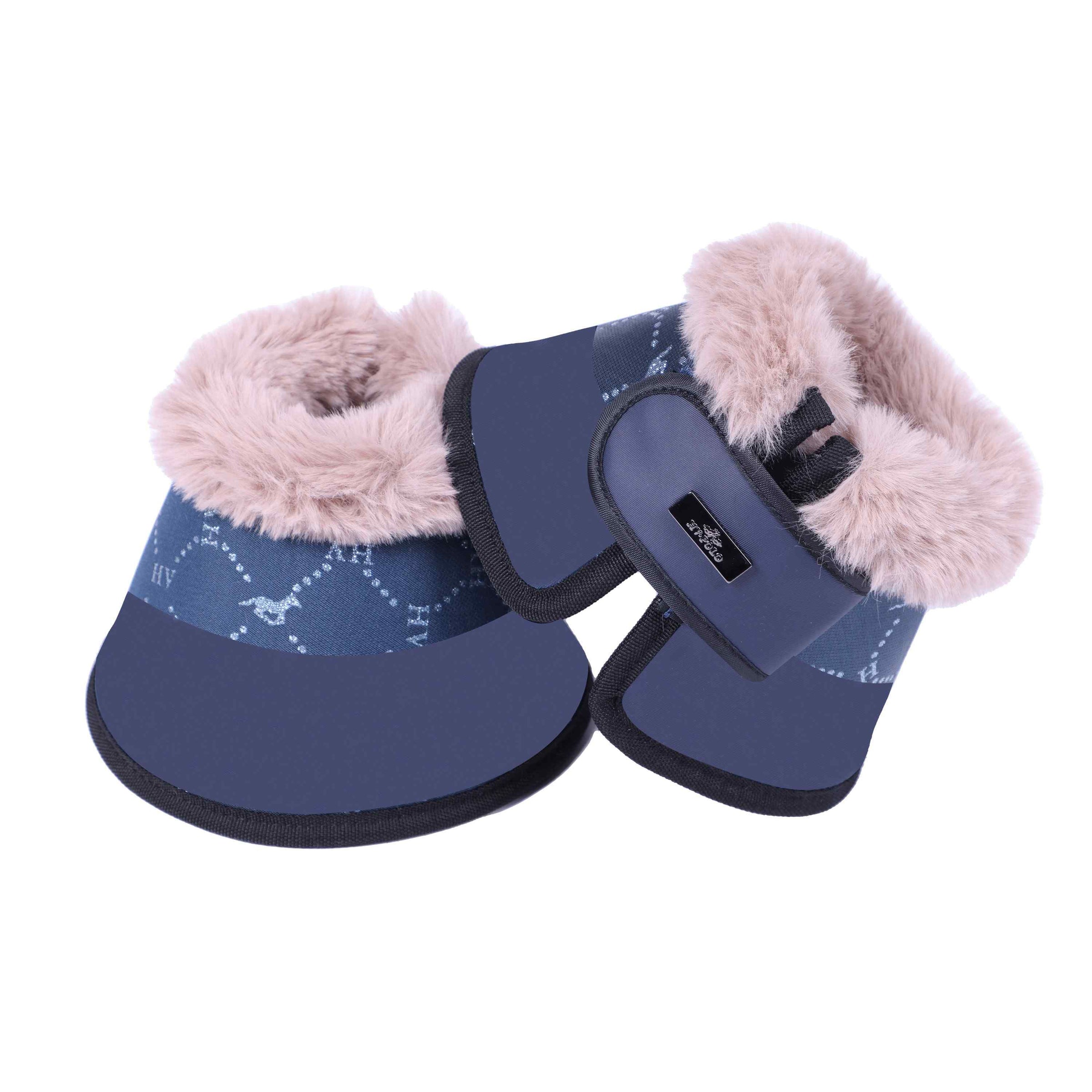 HV Polo welmoed shine deep sea blue overreach boots- 1 medium left