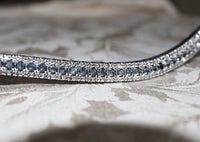 Equiture Nightfall and black diamond crystal browband
