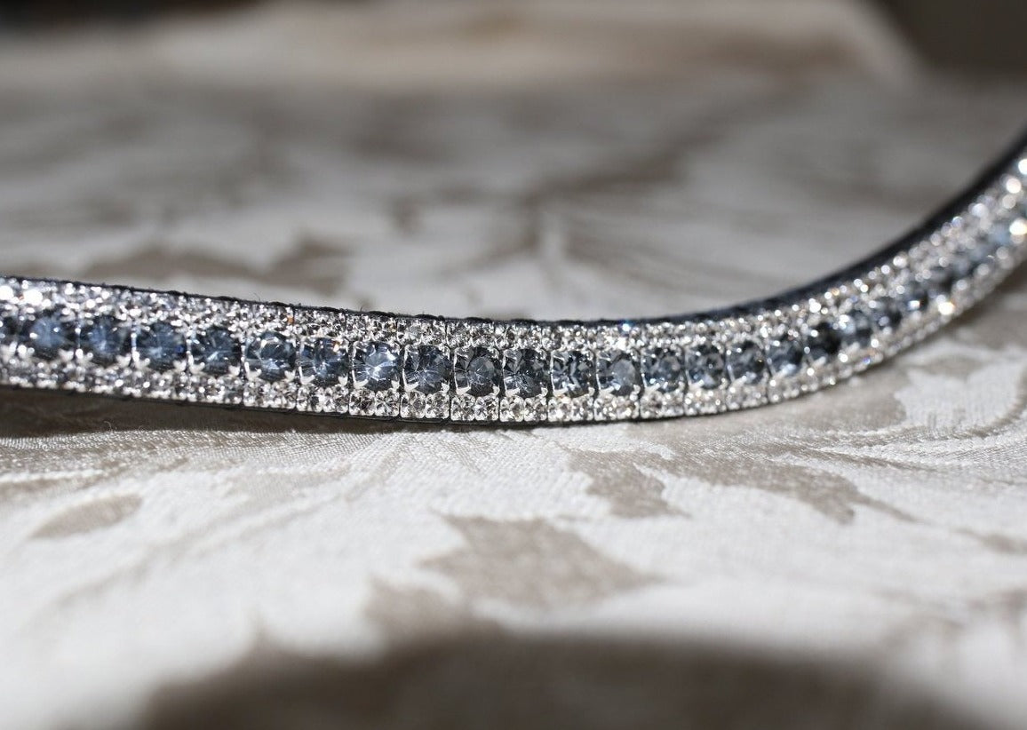 Equiture Nightfall and black diamond crystal browband