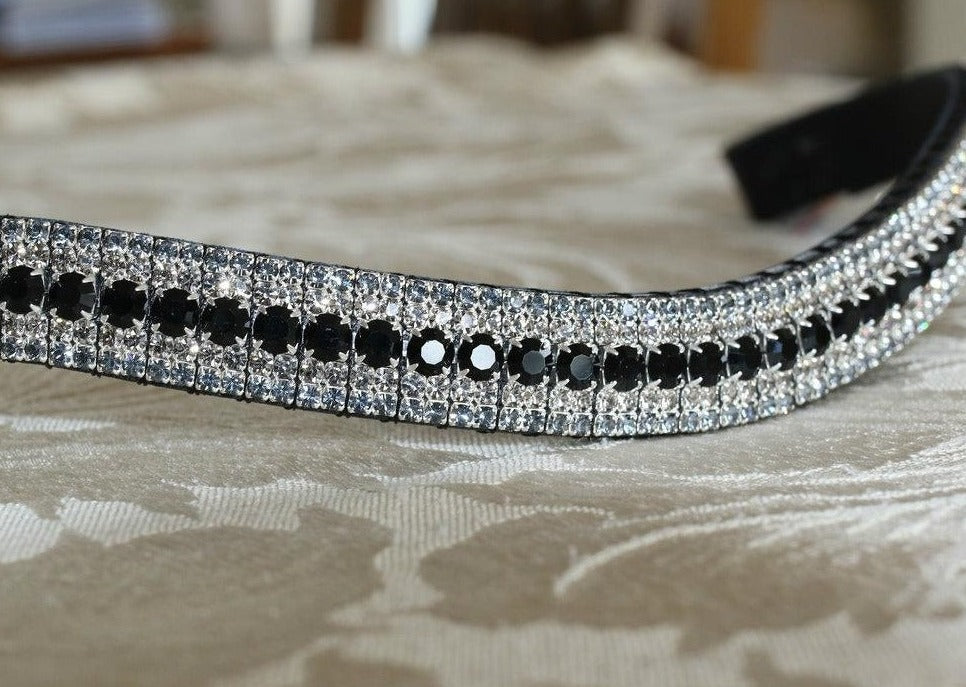 Jet, black diamond and nightfall curve megabling browband