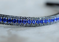 Equiture Sapphire and nightfall browband