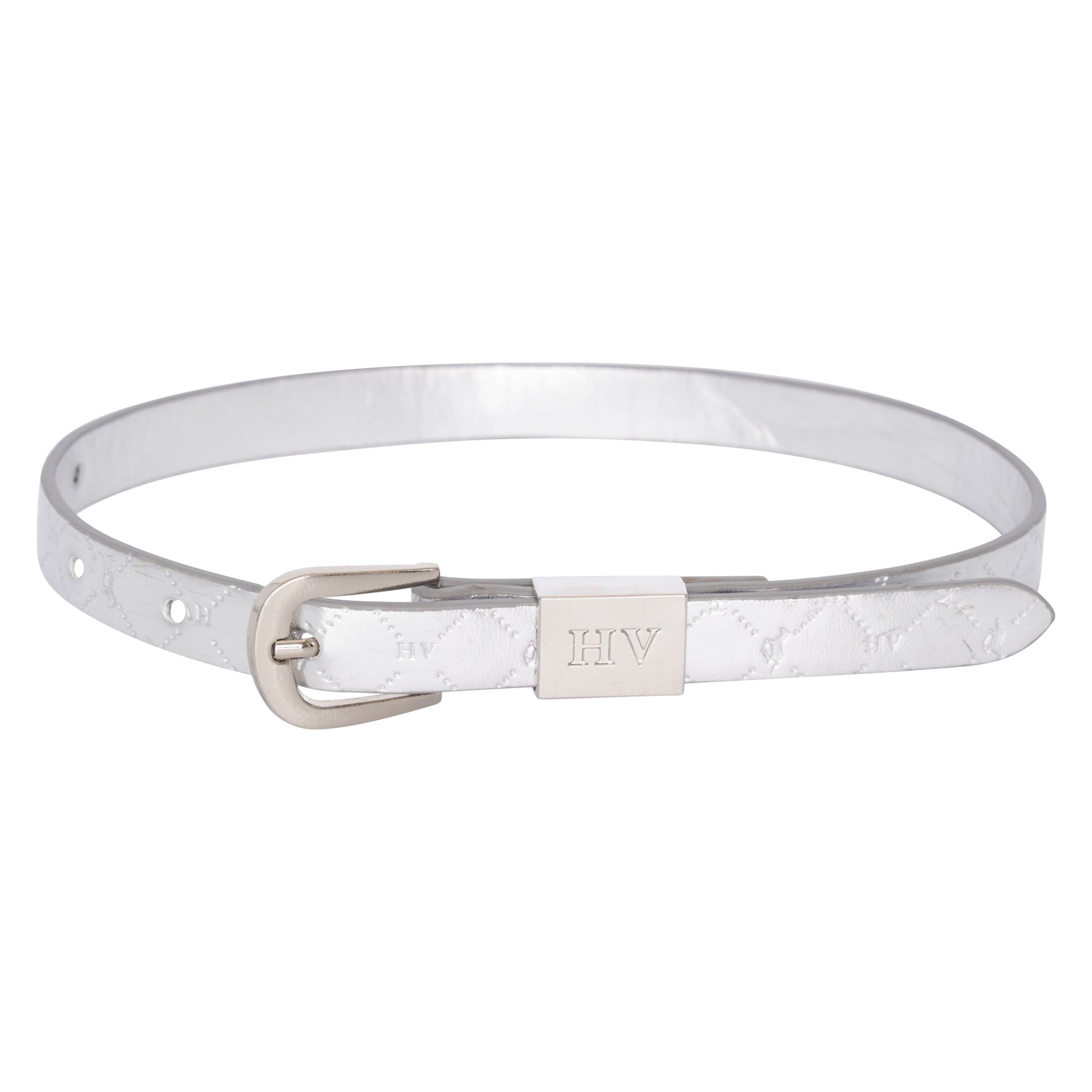 HV polo silver metallic spur straps