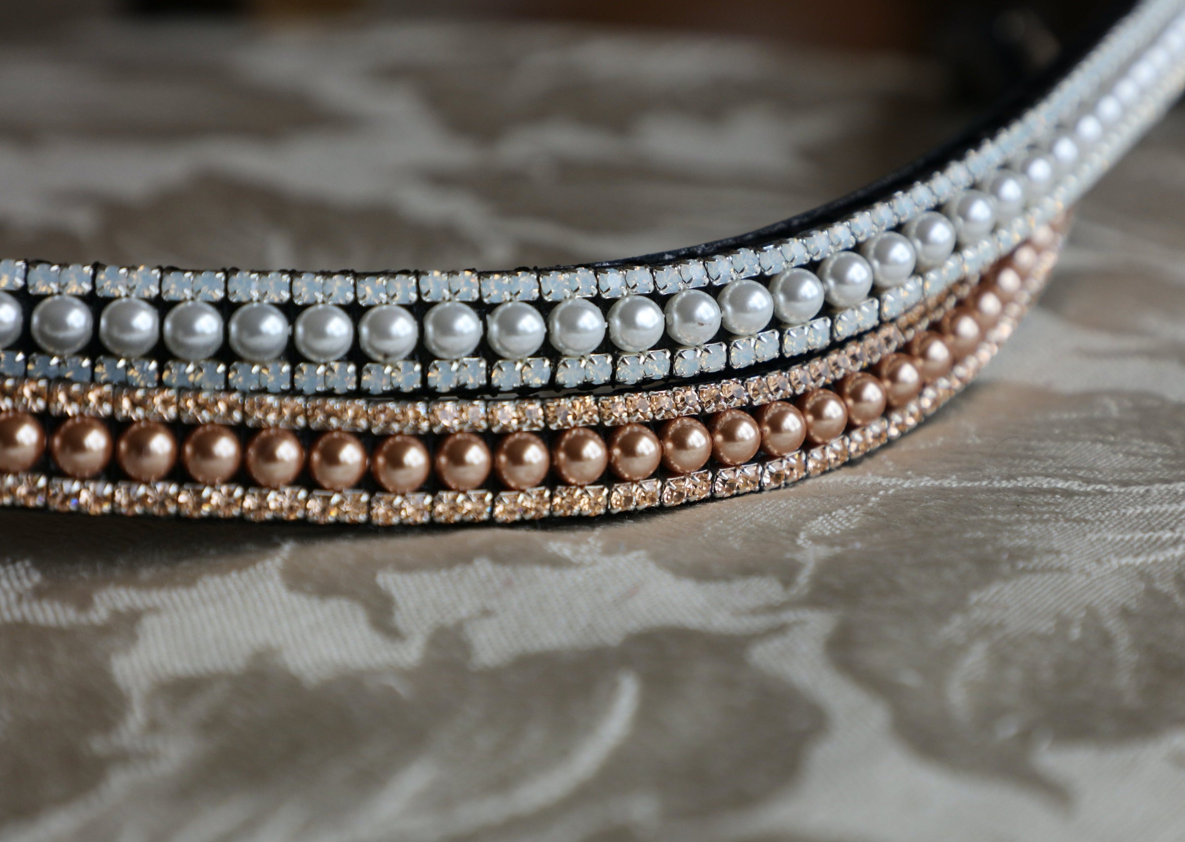 Equiture Custom Pearl browband