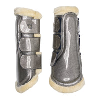 Imperial riding lovely glitter dark grey boots- 1 medium left