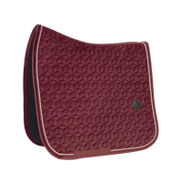 Kentucky bordeaux velvet dressage saddlepad