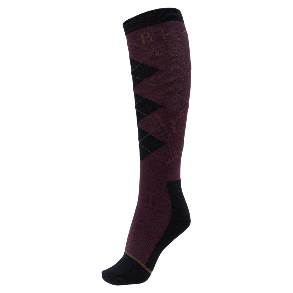 BR Bing Blackberry riding socks