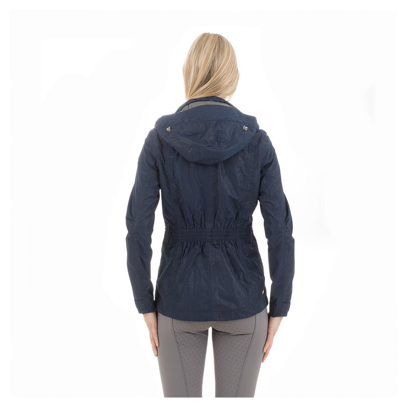 Anky navy with glitter sheen technical jacket