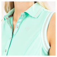 Anky Bermuda sleeveless polo top