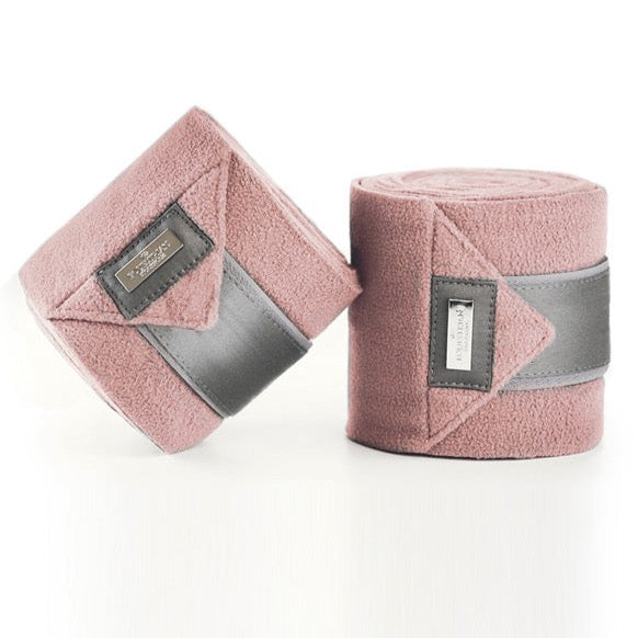 Equestrian Stockholm Pink fleece bandages