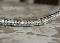 Swarovski Tiffany crystal and black diamond browband