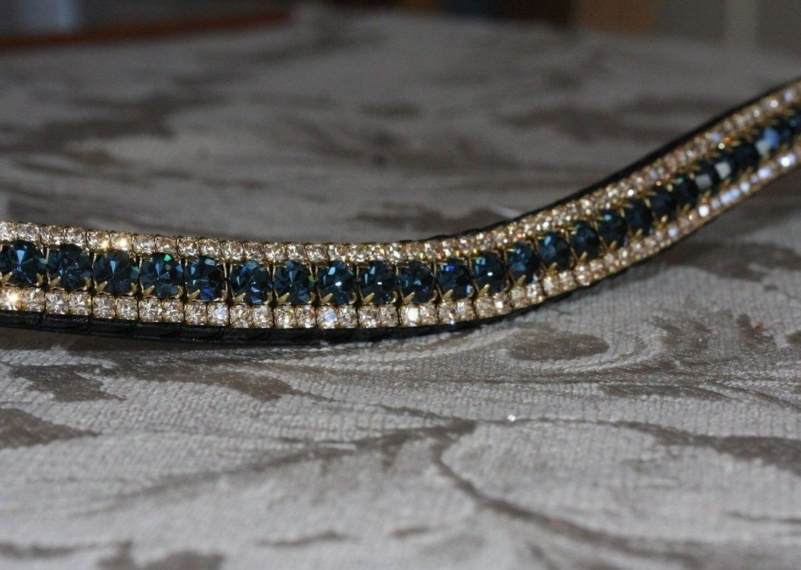Montana and honey browband
