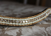 Honey, opal and light colorado curve megabling browband