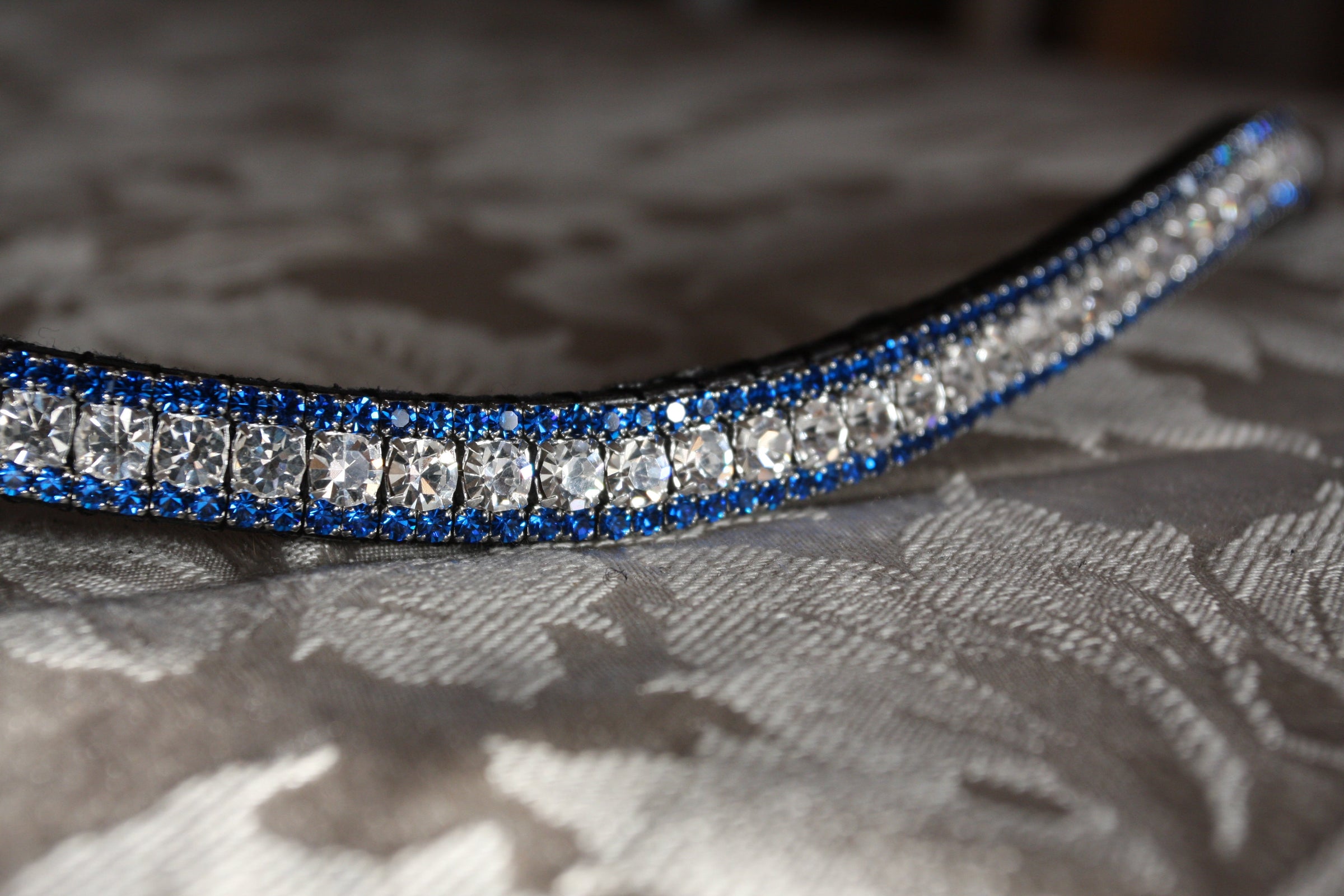 Equiture Clear and sapphire browband