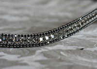 Black diamond and jet browband