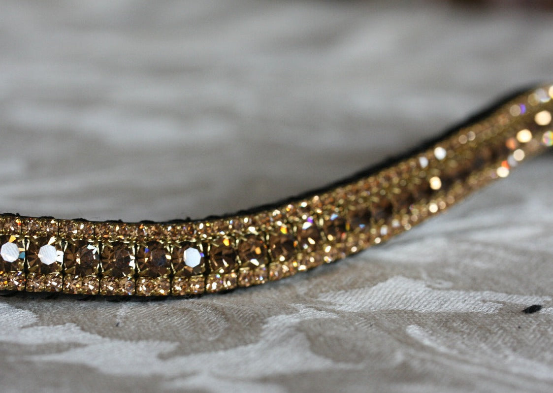 Smoke topaz and light colorado browband