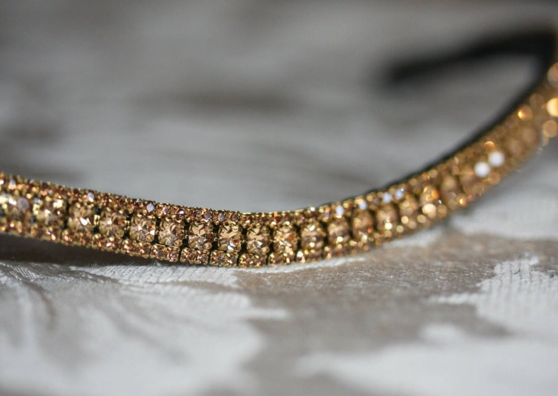 Bronze antique elegante browband