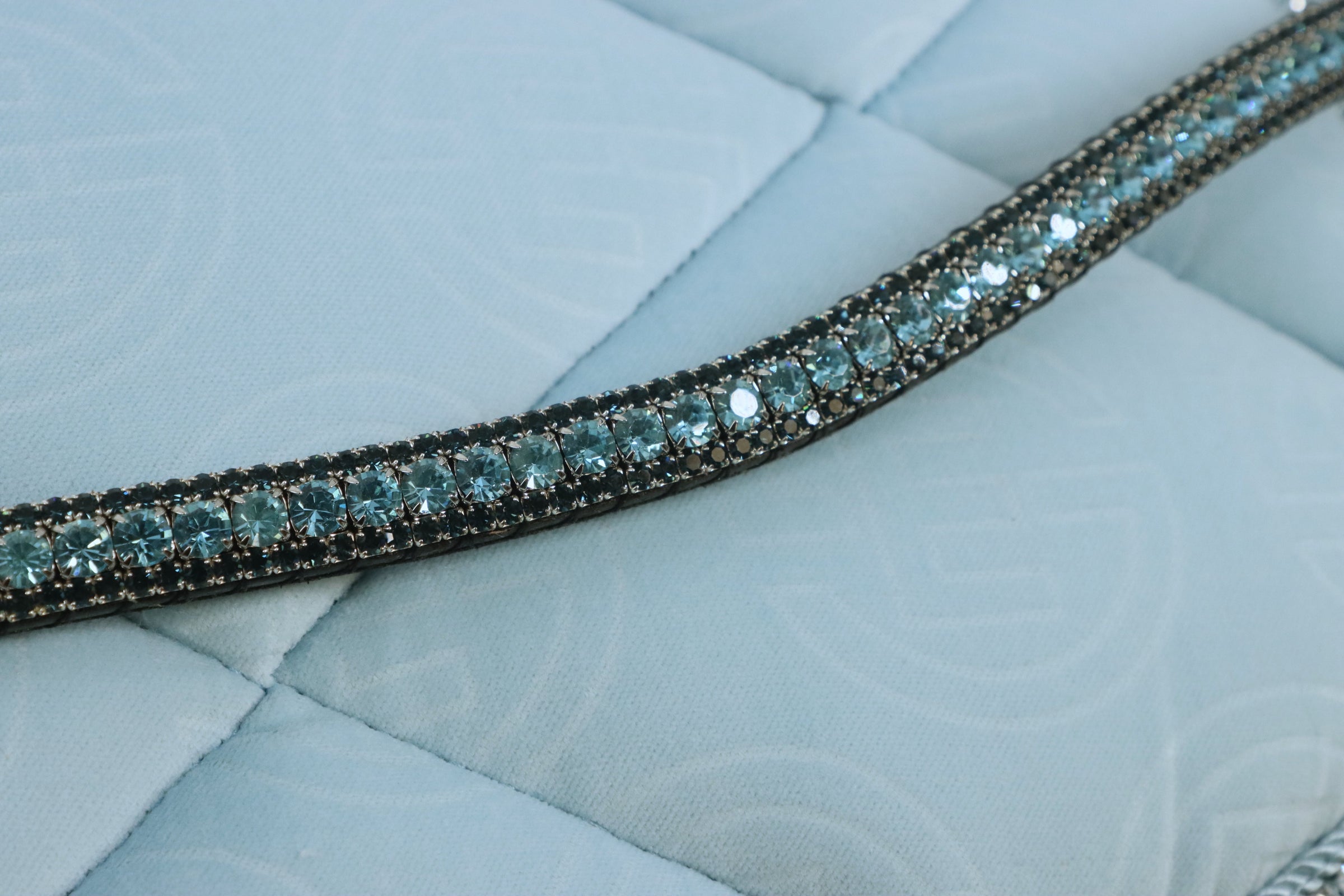 Equiture Aquamarine and montana browband