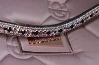 Equiture Alternating Light amethyst, capri gold and jet browband