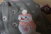 Crystal Snowman Christmas Jumper