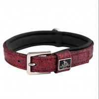 SD Design Glitter Dog Collar in Raspberry