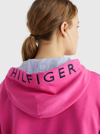 Tommy Hilfiger Graphic sport Hoody in Magenta