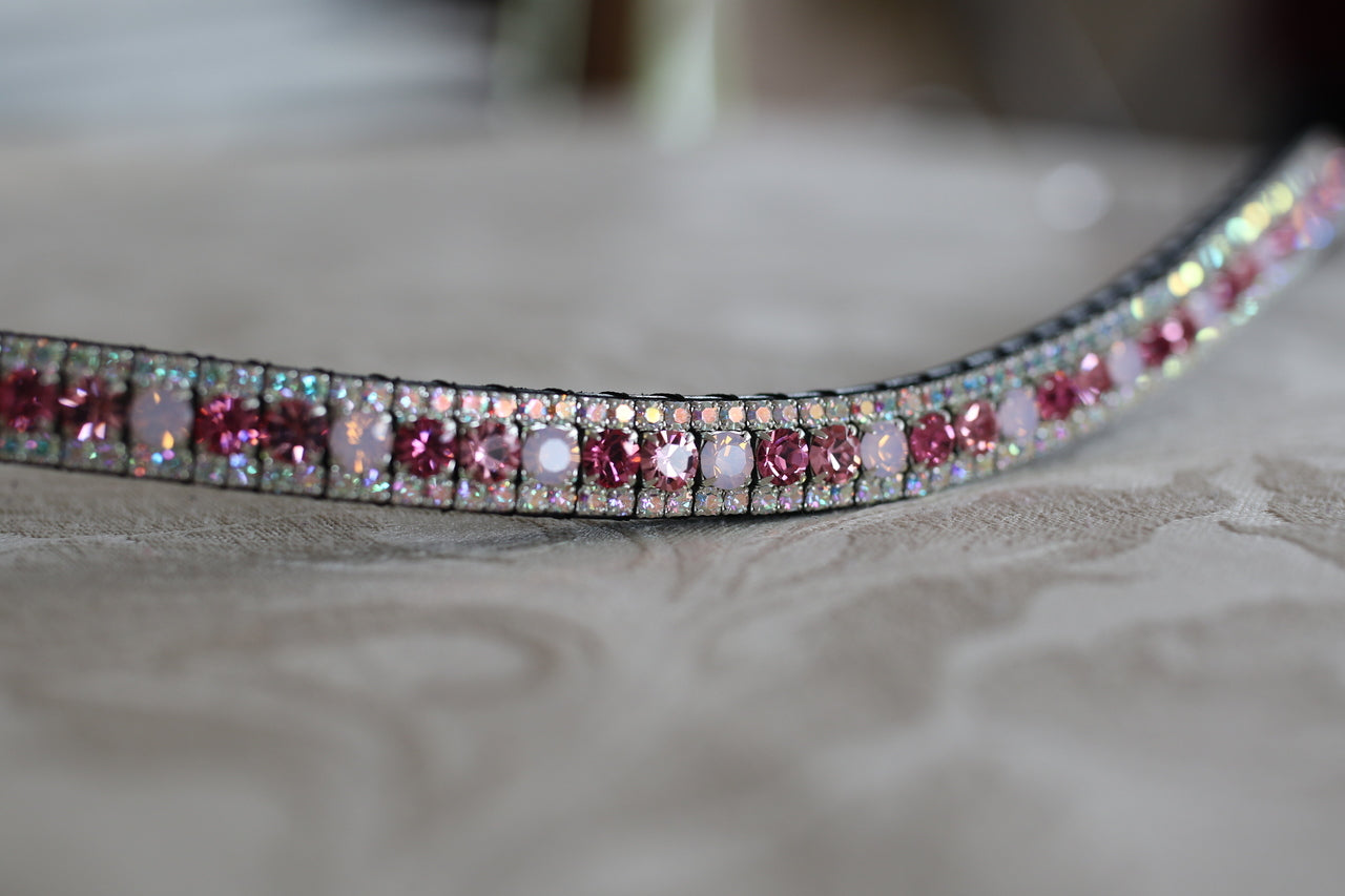 Equiture Custom alternating 3 colour browband