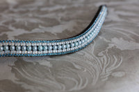 Equiture Custom Pearl megabling curve browband